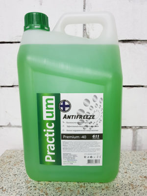 Антифриз PracticUM Green Premium -40 G11 зеленый (канистра 5кг)